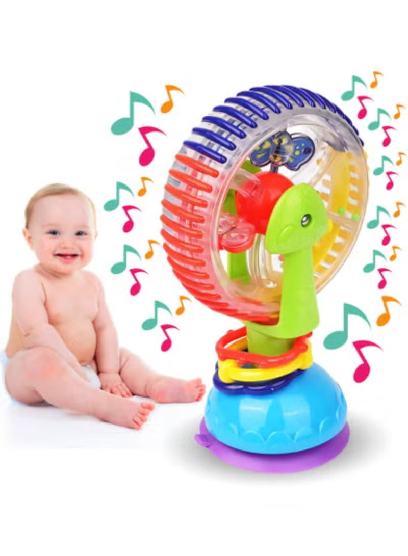 MAGIC VAULT Ferris Wheel Baby Toys- Baby Activity - Early Development Rattle Toys for Babies & Toddlers - Developmental Toys - Musical Spinning Toy for Babies and Toddlers  - Image 1