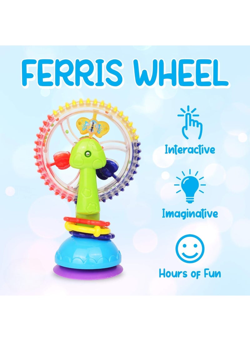 MAGIC VAULT Ferris Wheel Baby Toys- Baby Activity - Early Development Rattle Toys for Babies & Toddlers - Developmental Toys - Musical Spinning Toy for Babies and Toddlers  - Image 2