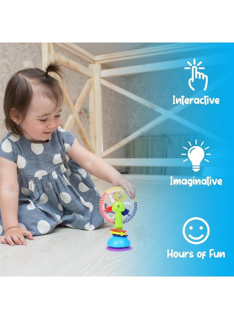 MAGIC VAULT Ferris Wheel Baby Toys- Baby Activity - Early Development Rattle Toys for Babies & Toddlers - Developmental Toys - Musical Spinning Toy for Babies and Toddlers  - Image 3