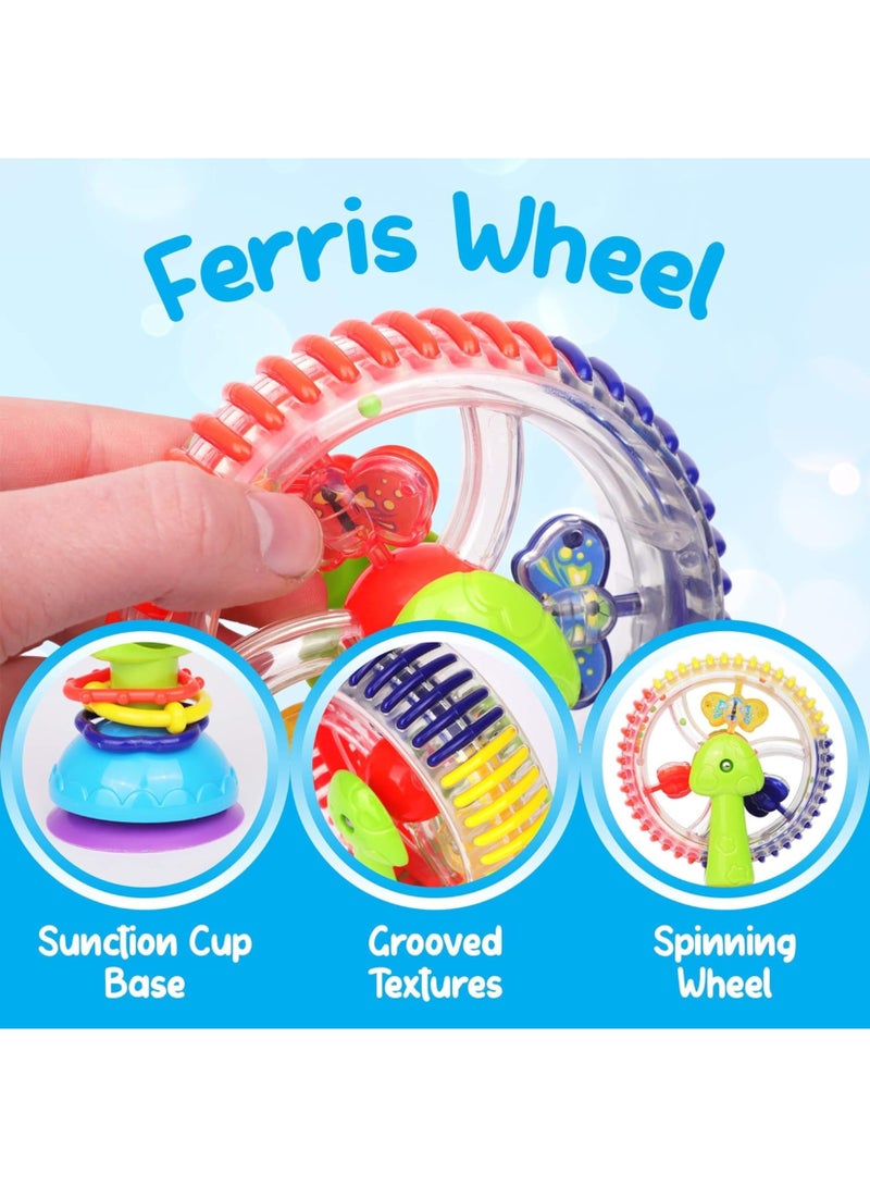 MAGIC VAULT Ferris Wheel Baby Toys- Baby Activity - Early Development Rattle Toys for Babies & Toddlers - Developmental Toys - Musical Spinning Toy for Babies and Toddlers  - Image 4