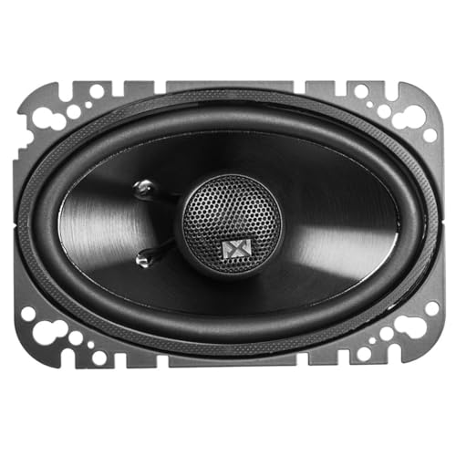 NVX® NSP46 4x6 Car Speakers, 300W Max, 100W RMS, 2-Way Coaxial w/Silk Dome Tweeters & Built-in X-Overs, Easy to Install in Cars/Trucks/Doors (Pair) - Image 4