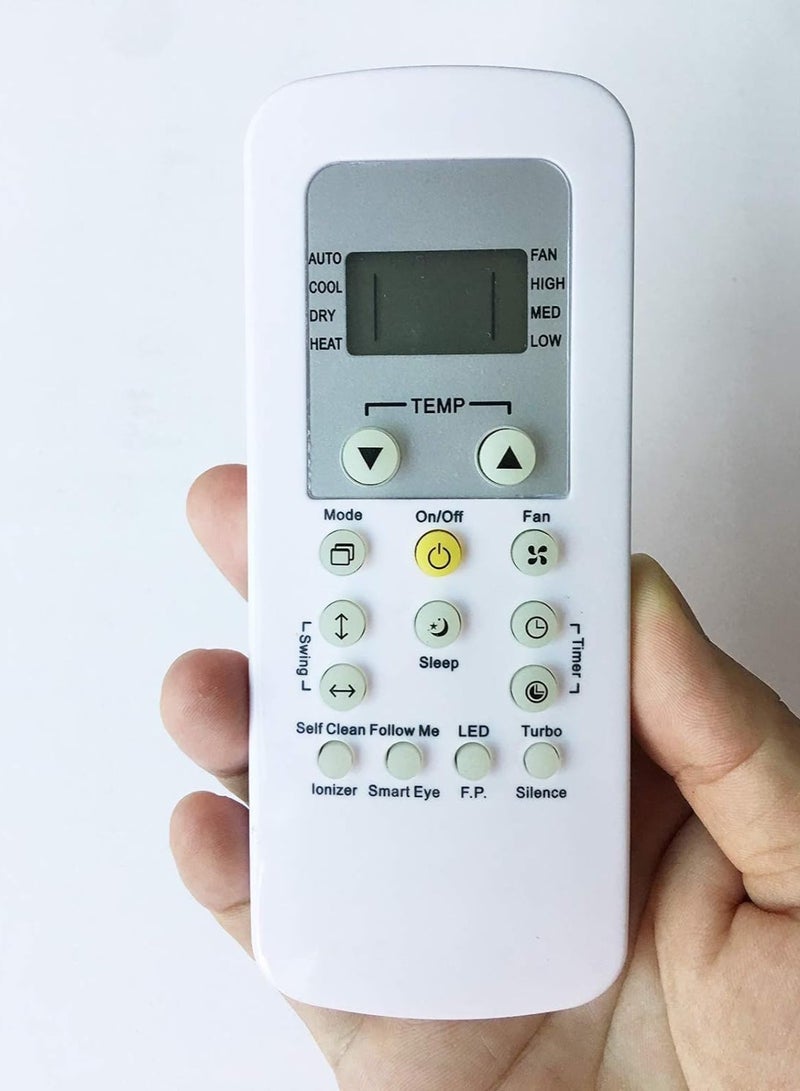 Air Conditioner Remote Control Compatible for Carrier RG56N/BGEF/RG56N/BGEFU1-CA /RG56/BGEFU1-CA/RG56/BGEF-CA /RG56/BGEF-CA/38MFQ009-3/40MFQ009-3/38MFQ012-3/40MFQ012-3 - Image 5