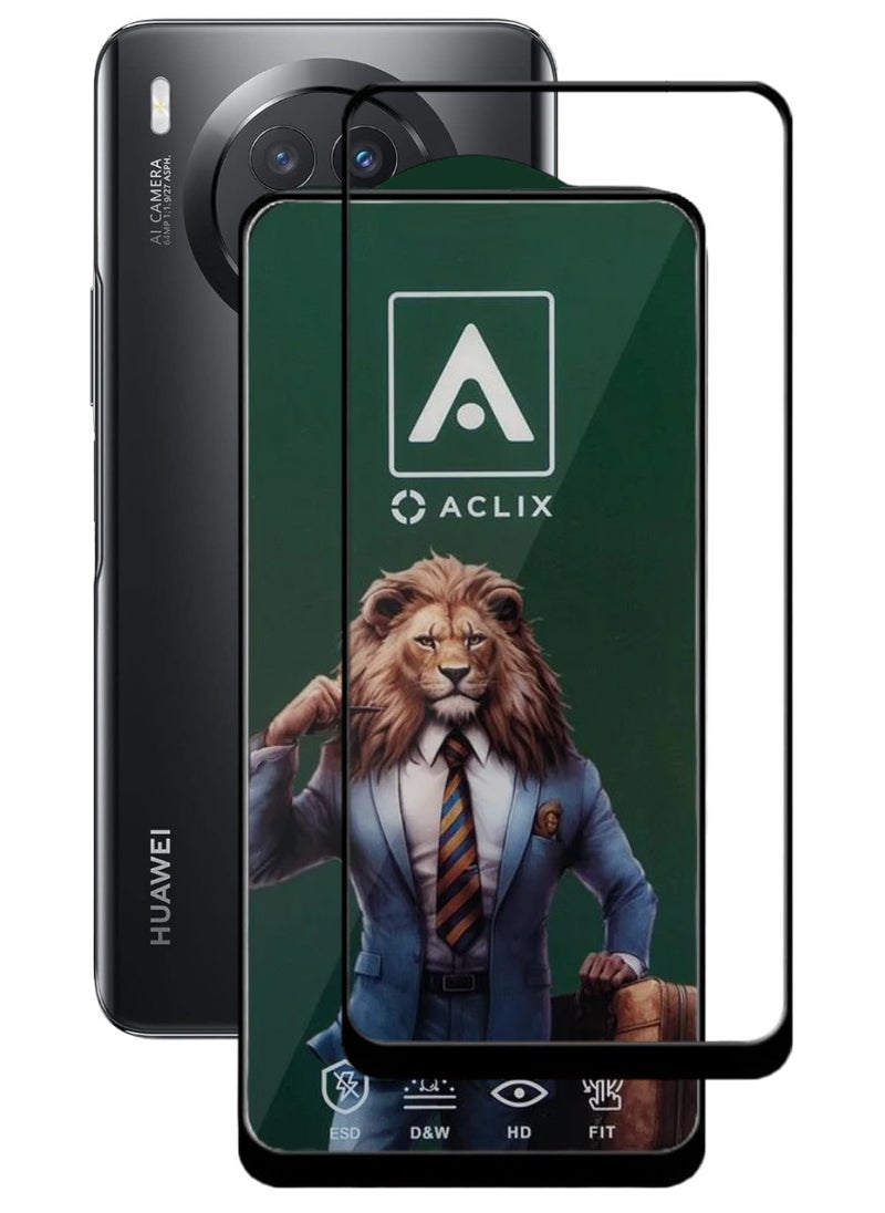 ACLIX Antistatic ESD Dustproof Premium Quality High Definition Tempered Glass Screen Protector Designed For Huawei nova 8i - Image 1
