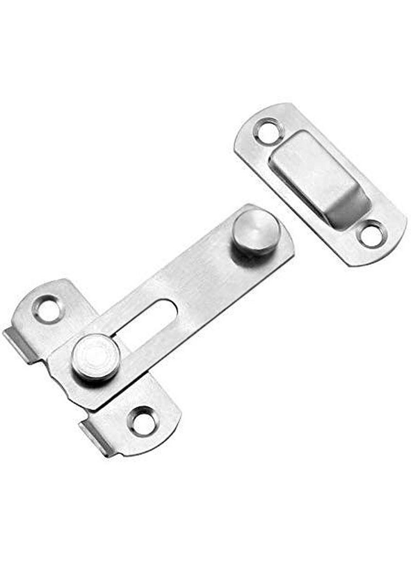 2PCS Stainless Steel Door Holder Flip Latch Safety Door Bolt Lock (4 inch) - Image 5