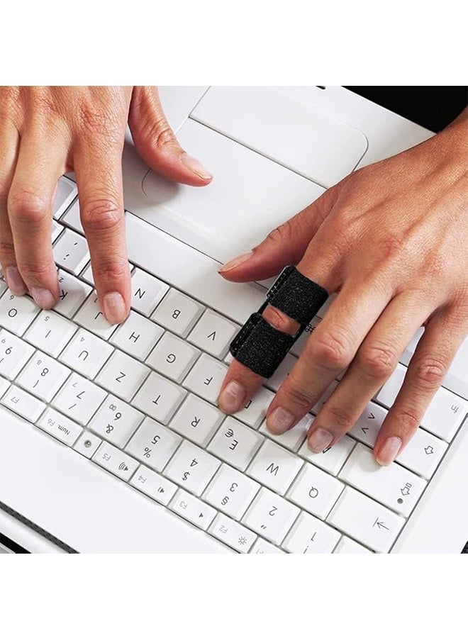 4 Pcs إصبع جبيرة إصبع مستقيم لتصويب أو دعم الأصابع المكسورة والإصابات الرياضية - Image 5