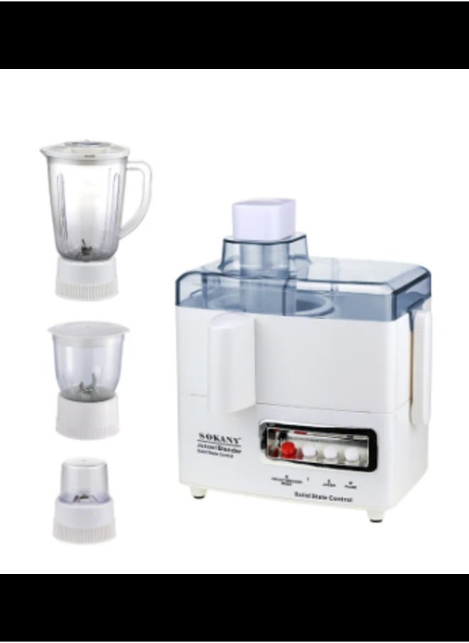 sokany SK-4008 Household Juice Extractor 800W Strong Power Multifunction Blender Grinder 1500ML Large Capacity  - Image 2