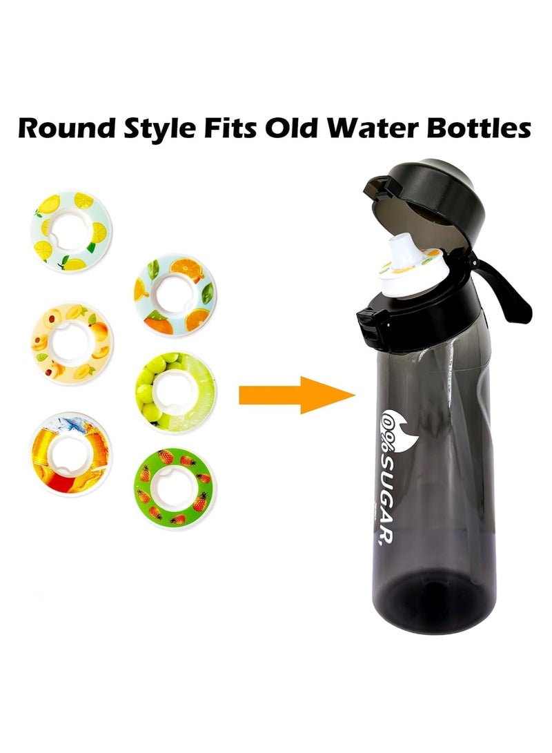 RATSAW Sports Air Water Bottle BPA Free 650ml Starter up Set Drinking Bottles with Fruit Flavour Pod Scented For Flavouring 0 Sugar 0 Calorie 6 PCS Flavor Pods - Image 3