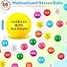 Silipull 96 Pcs Easter Christian Stress Balls Bulk for Kids Bible Verse Motivational Stress Balls Colorful Religious Fidget Relief Toys for Christian Party Favors Easter Basket Stuffers - Image 4