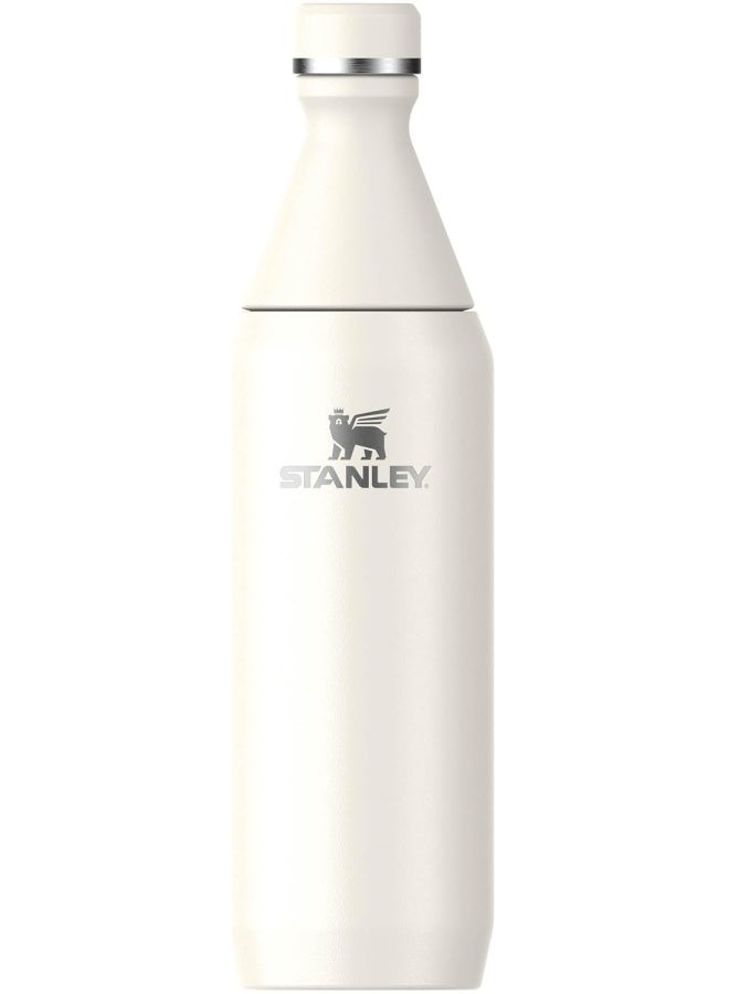 Stanley Stanley All Day Slim Bottle 0.6L/20oz Cream Gloss  - Image 1