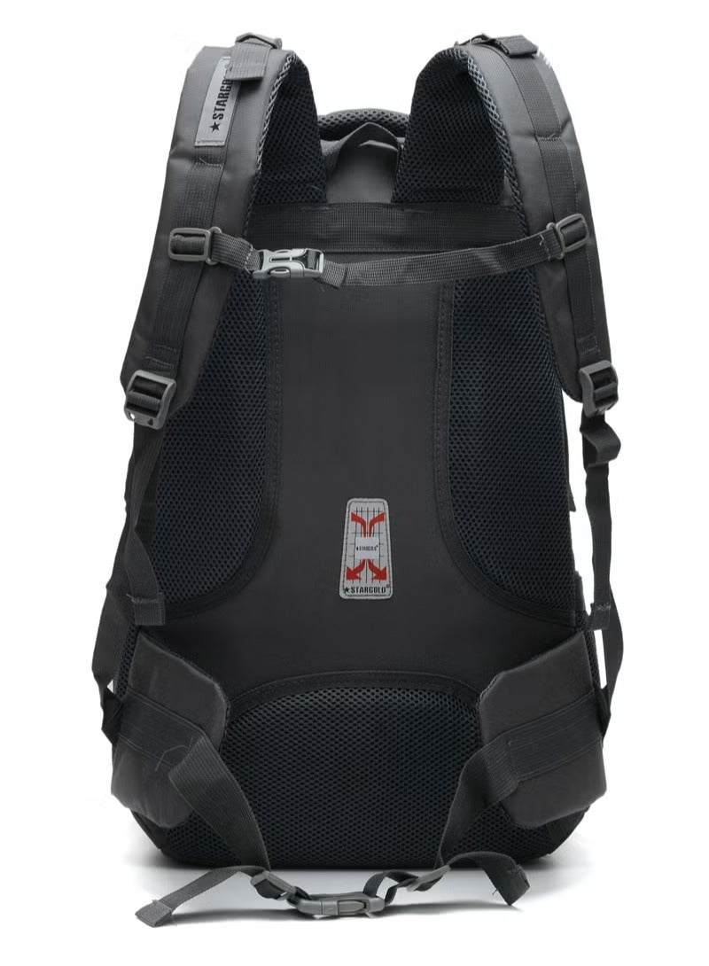 ستارجولد حقيبة ستارجولد للمشي لمسافات طويلة مقاس 22 بوصة وحقيبة ظهر رياضية للسفر للرجال والنساء، حقيبة عادية للسفر العادي والرحلات والمشي لمسافات طويلة، حقيبة ظهر للتخييم مقاومة للماء للمشي لمسافات طويلة وركوب الدراجات والتخييم والسفر والرياضة والتسلق - Image 3