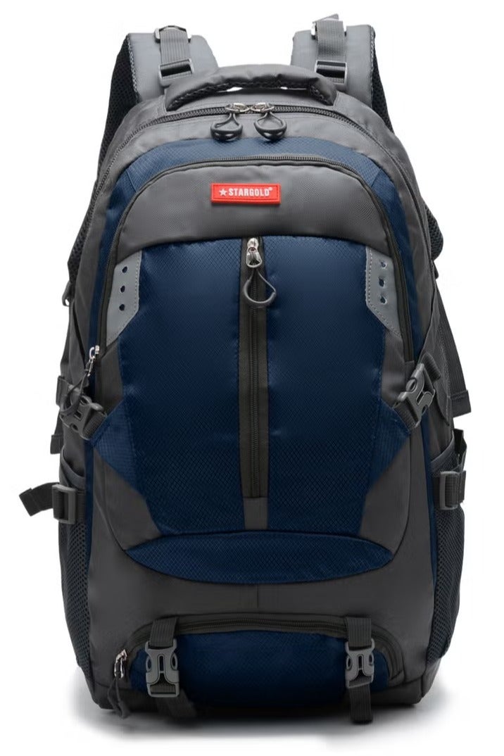 ستارجولد حقيبة ستارجولد للمشي لمسافات طويلة مقاس 22 بوصة وحقيبة ظهر رياضية للسفر للرجال والنساء، حقيبة عادية للسفر العادي والرحلات والمشي لمسافات طويلة، حقيبة ظهر للتخييم مقاومة للماء للمشي لمسافات طويلة وركوب الدراجات والتخييم والسفر والرياضة والتسلق - Image 1