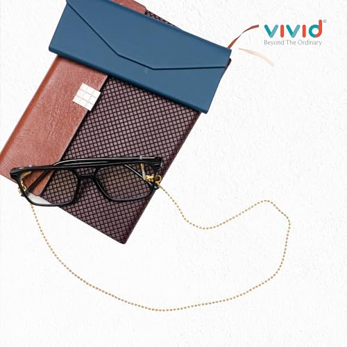 VIVID vision Unisex Adult Metal Eyeglass Holder Strap Cord | New Chain Adjust on Sunglasses | Anti-slip Retainer Lanyard String Eyewear Frame | CH-271-A-GOLD - Image 2