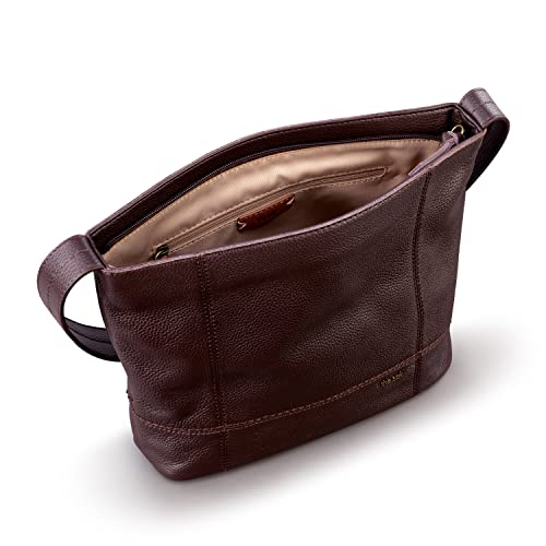 The Sak Womens De Young Hobo Bag In Leather, Mahogany, One Size US - Image 3