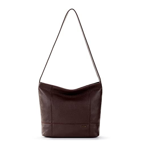 The Sak Womens De Young Hobo Bag In Leather, Mahogany, One Size US - Image 1