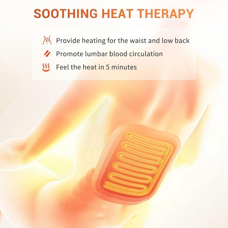 Deoxys Deoxys Portable Massage Chair Luxury Full Body Reclining Patio Camping Lounge Chair Folding Recliner for Indoor Zero Gravity Chair - Image 4