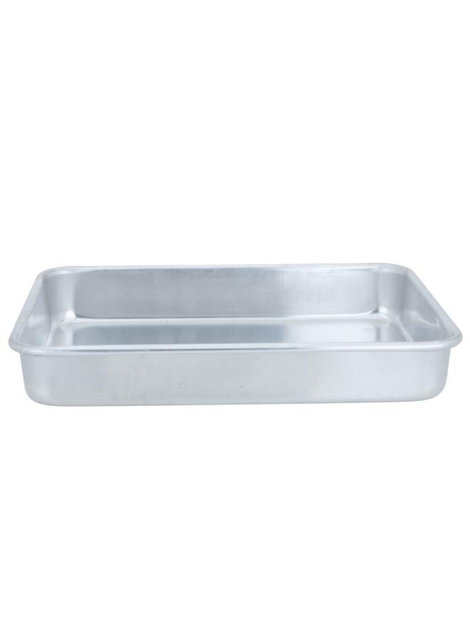 السيف  قالب كيك ألومنيوم 34.6X24.5X5.5 سم فضي - Image 1