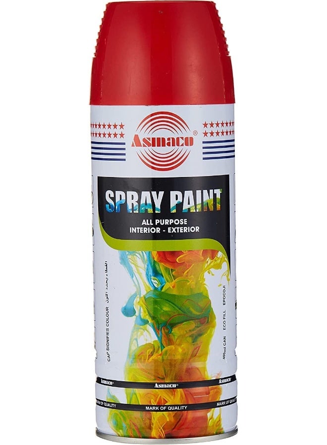 Asmaco Asmaco Spray Paint Red 400Ml  - Image 1