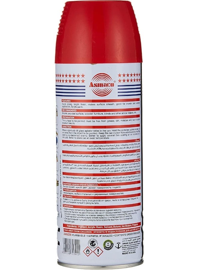 Asmaco Asmaco Spray Paint Red 400Ml  - Image 2
