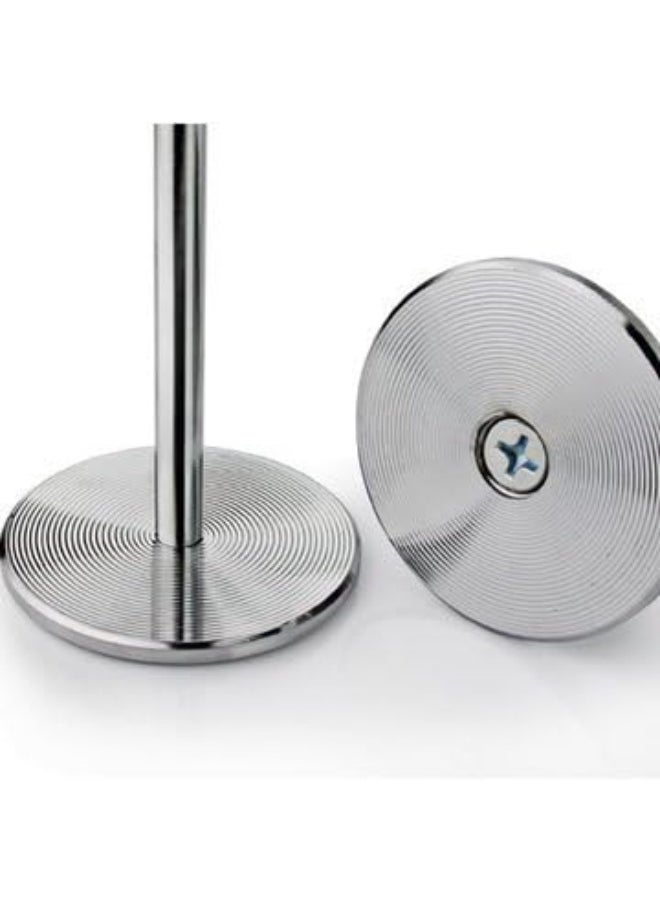 New Star Foodservice New Star Foodservice 23336 Split-Ring Style Place Card/Table Number Holder, 8 inch, Silver, Set of 12  - Image 2