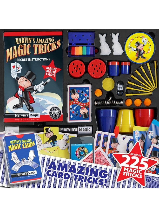 Marvin's Magic - Kids Magic Set - Box of Tricks, Amazing Tricks for Kids - Made Easy Range - Includes Wand, Card Tricks, Much More - Suitable for Ages 6 and Up - 225 Illusions - Image 2