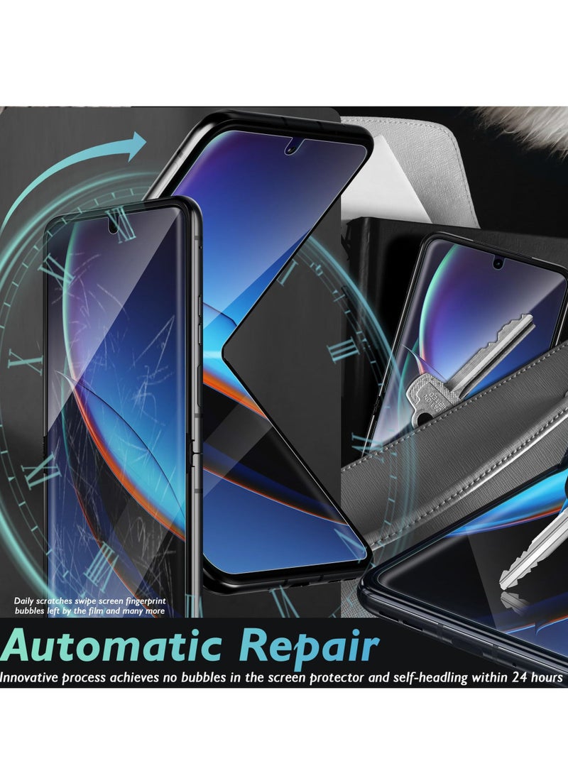 Screen Protector Compatible for Motorola Razr+ 2023, 3 Sets 12 Packs Anti-Scratch Bubble-Free Screen Protector, Premium Quality Soft TPU (Not Glass)