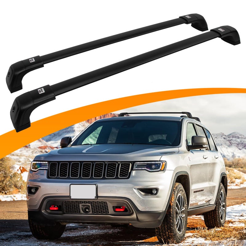 Snailfly Upgraded 260 LBS Roof Rack Cross Bars Fit for 20112021 Jeep Grand Cherokee Luggage Cargo Carrier Crossbars Accessories