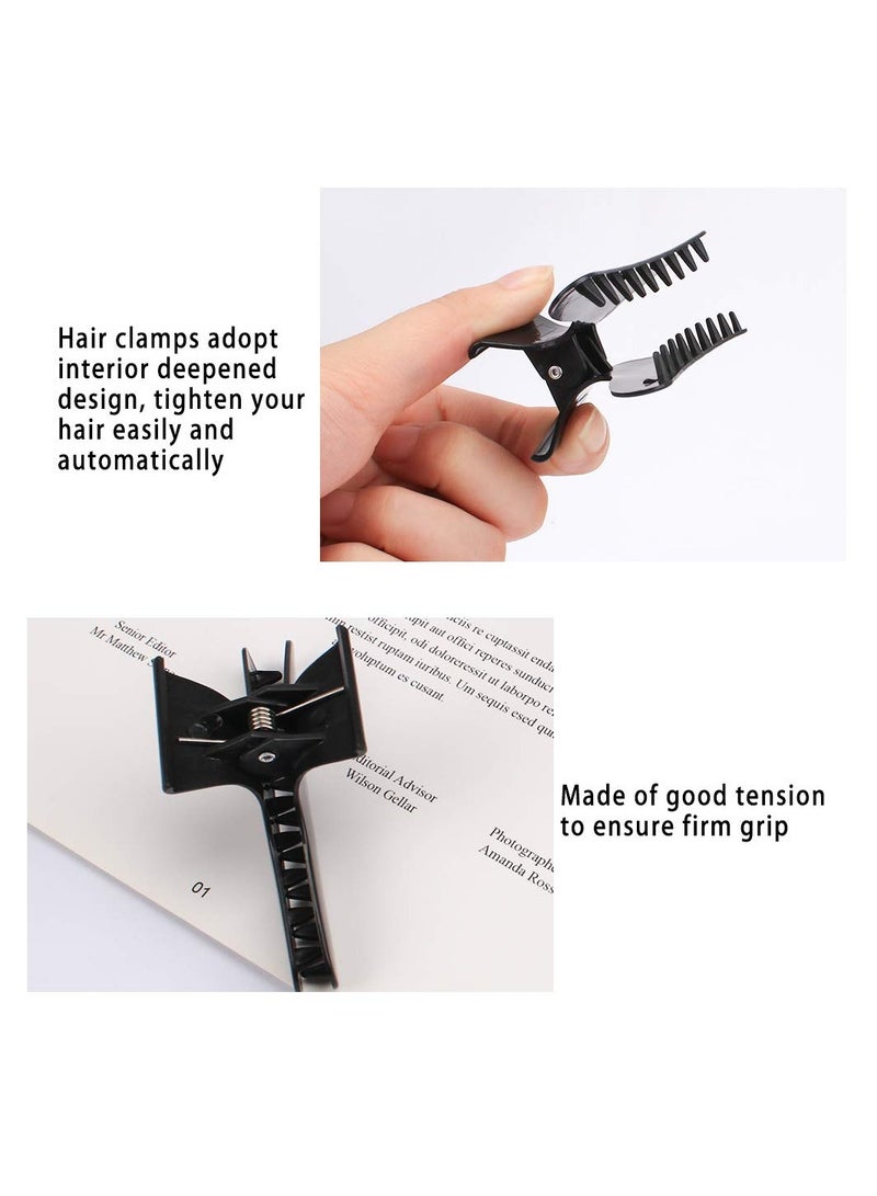 ORiTi مشابك شعر لتقسيم وتصفيف الشعر باللون الأسود - Image 3