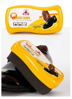 Biki Quick Shine Sponge for Various Coloured Shoes and Other Leather Surfaces Multipurpose  - Image 1