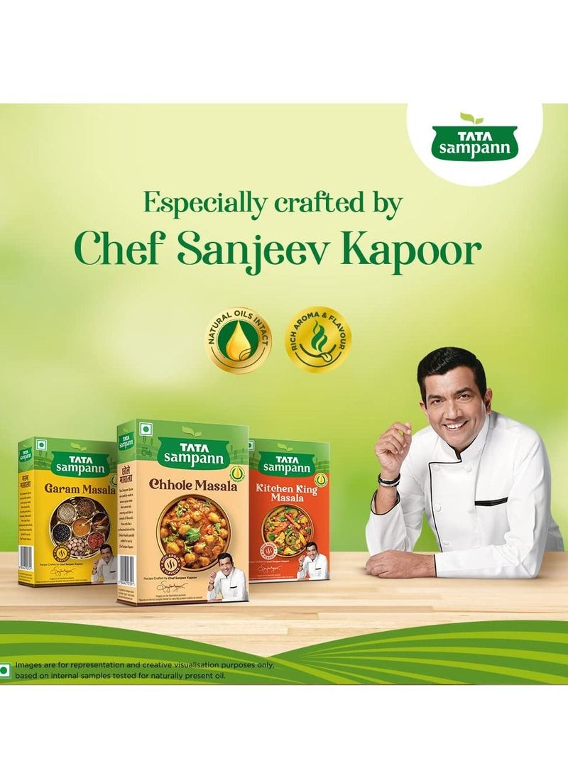 TATA Sampann - Chhole Masala with Natural Oils Crafted by Chef Sanjeev Kapoor 100g - Image 1