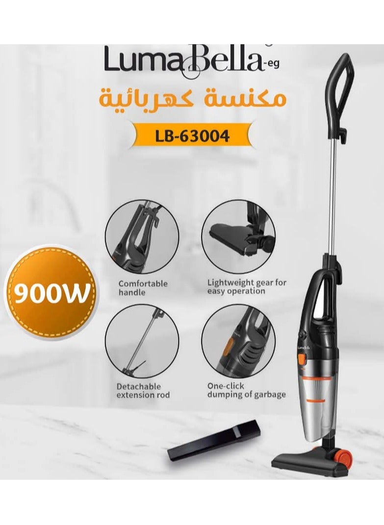 لوما بيلا مكنسة كهربائية محمولة (عمودية أو محمولة)/فلتر/سلك 5 متر/سعة 1.0 لتر/900 واط(LB-63004) - Image 1