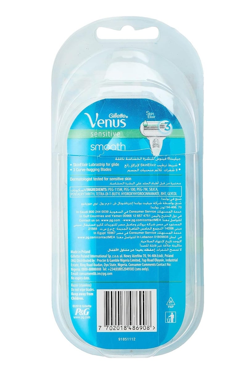 Venus Razor handle with replacement blade for women - Image 2