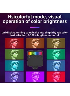 General Direct Mobile Phone Live Camera Light Photo Beauty Led Fill Light Three-color Full-color RGB Atmosphere Pocket Light-Light Source Color:【flagship Pocket Light】 (Upgrade + Rgb Colorful Charging Model  - Image 4