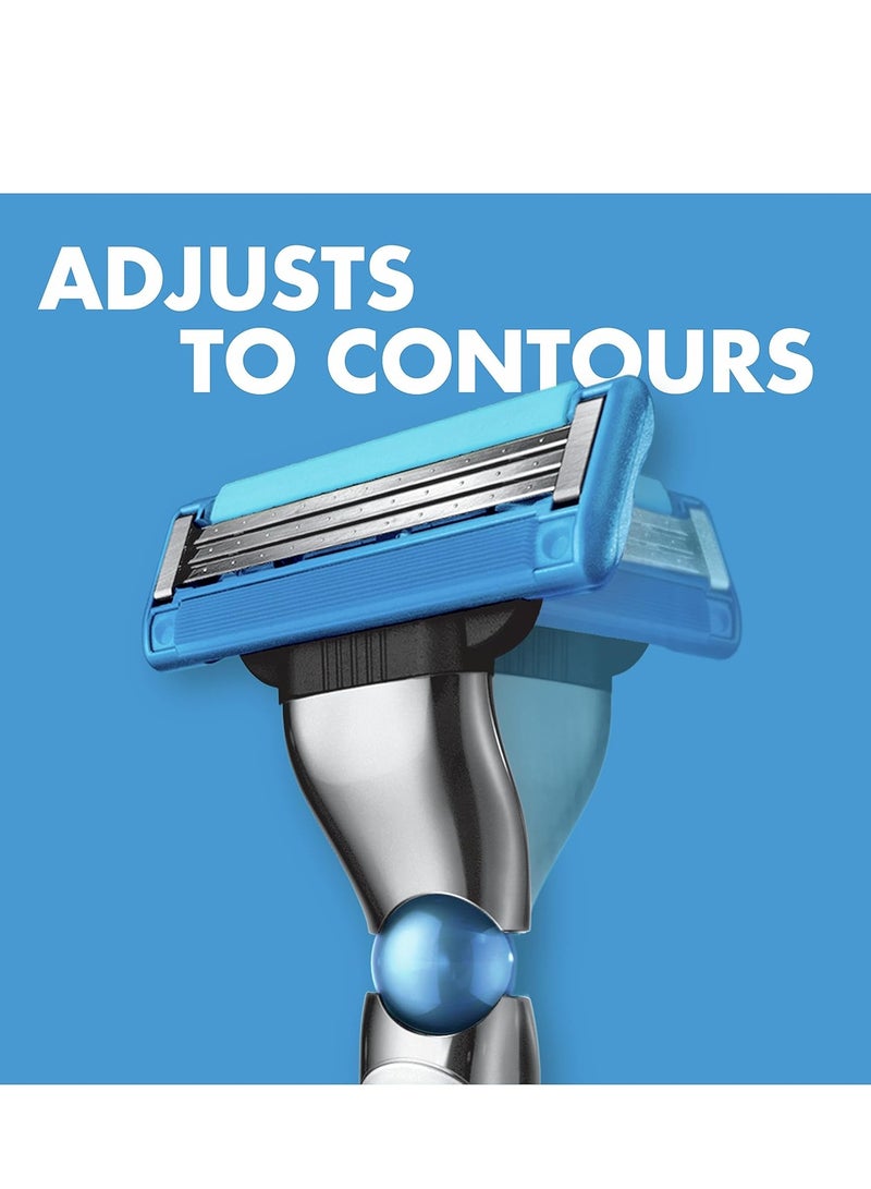 شفرات ماتش 3 تيربو ثلاثية الأبعاد من جيليت، 4 قطع - Image 2