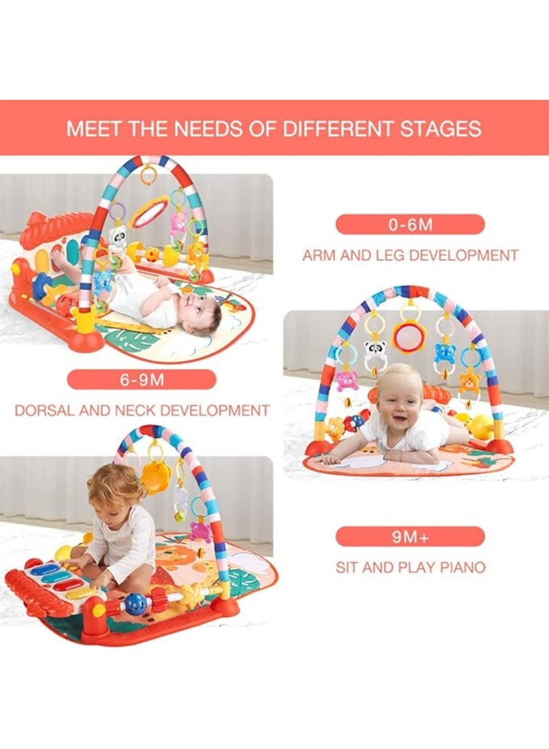 Huanger Baby Play Mat for Gym Play Mat Music Activity Center Piano Play Mat Music Activity Center Mat Padded for Infants Newborns Kids - Image 4
