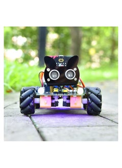 Keyestudio Micro bit 4WD Mechanical Robot Car Kit for Micro:bit v2 (Not Contained)，Novel Rugged Car for Kids Micro:bit Graphical Make code Python Code, DIY Programmable Car for Adults Teens STEM Education  - Image 5