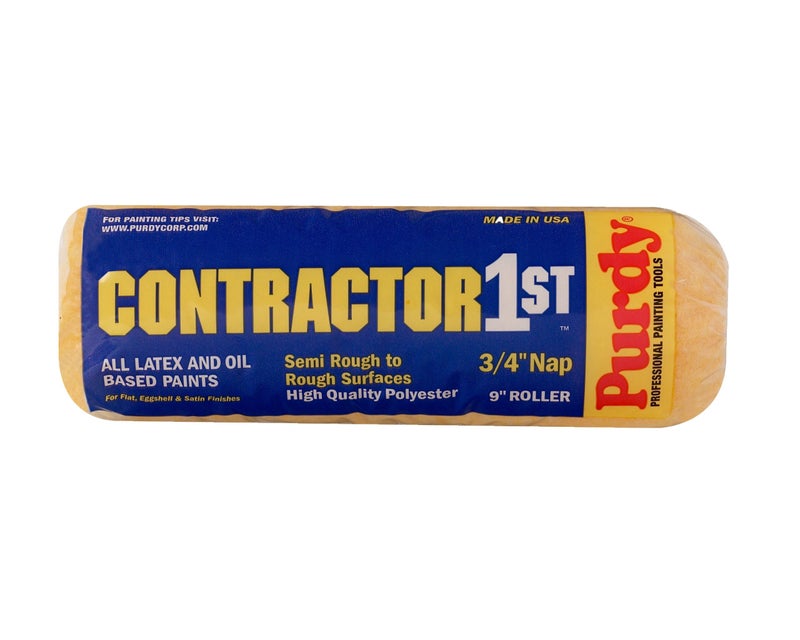 Purdy 9" x 3/4" Nap Purdy 14A688094 Contractor 1st Roller Cover, Polyester - Image 1
