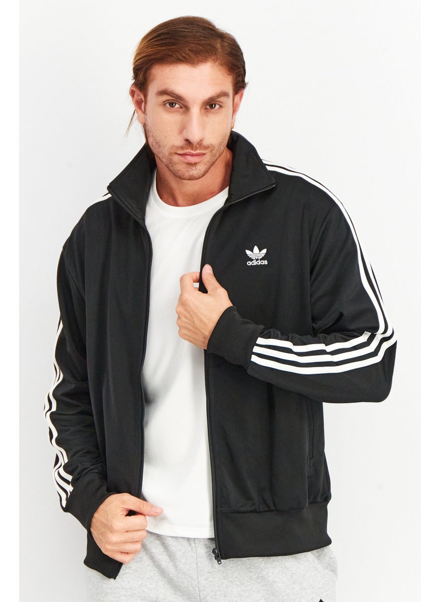 adidas Originals Men Sportswear Fit Long Sleeve Training Sweatshirts, Black  - Image 1