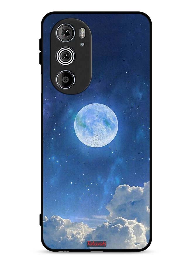 Tolwak Motorola Edge 30 Pro Protective Case Cover Moon Clouds - Image 1