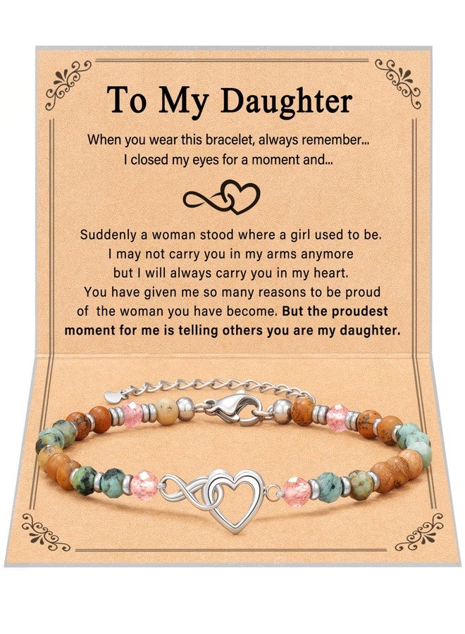 Shonyin Valentines Day Gifts for Daughter, Daughter Birthday Gifts Bracelet for Adult Teen from Mom Dad Mothers Day Christmas - Image 1