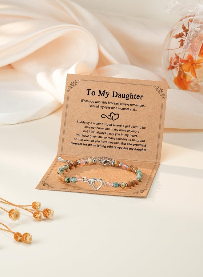Shonyin Valentines Day Gifts for Daughter, Daughter Birthday Gifts Bracelet for Adult Teen from Mom Dad Mothers Day Christmas - Image 5