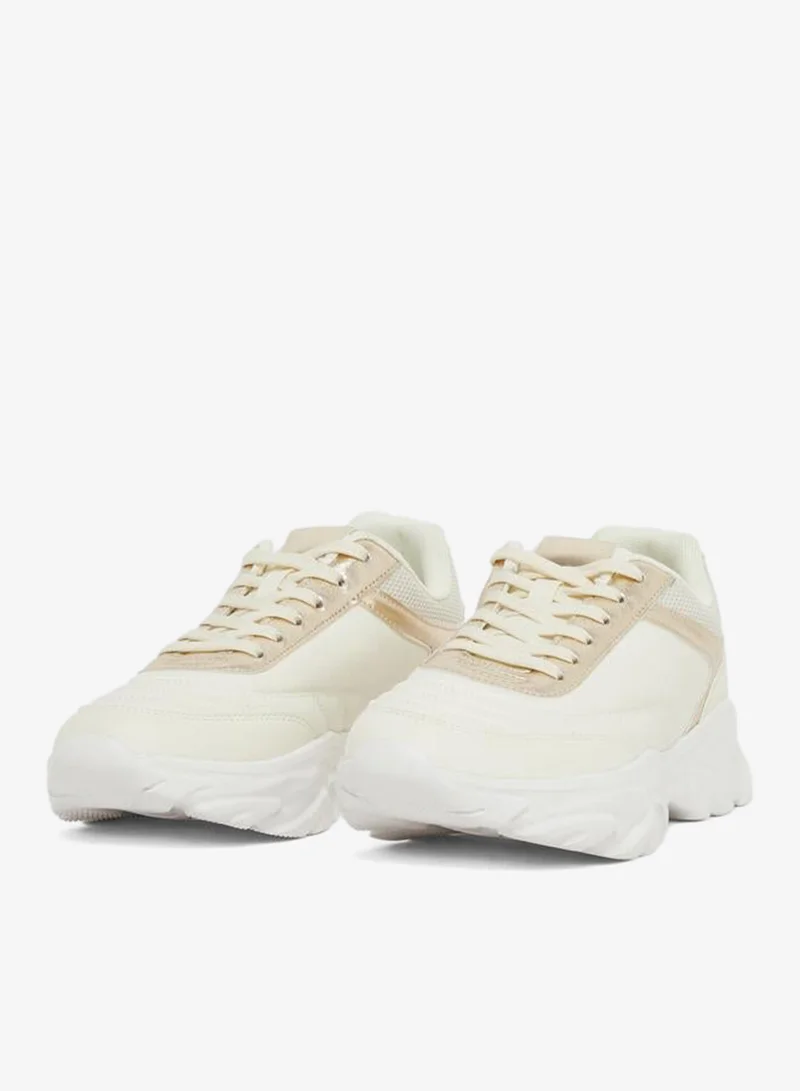 ستايلي ستايلي سنيكرز بألواح ورباط سميك