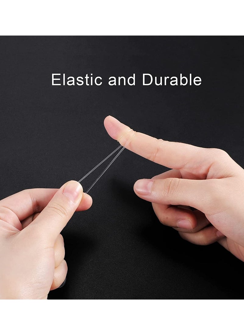 KASTWAVE - 100m Beaded crystal elastic line DIY handmade jewelry accessories Transparent elastic Beaded thread（0.5mm） - Image 1
