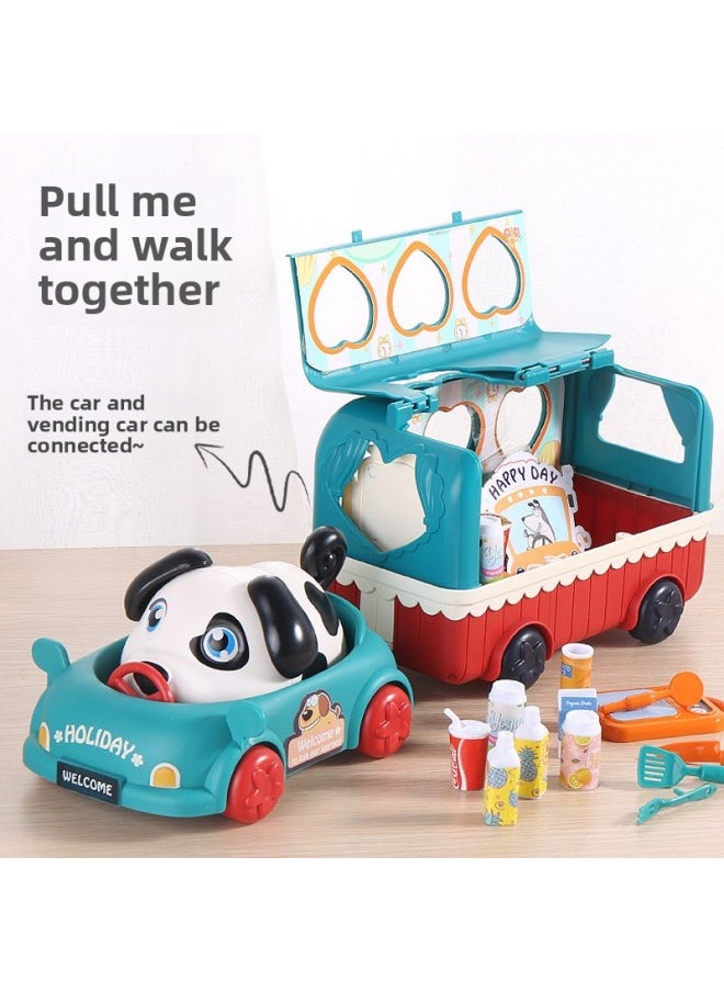 ماركة غير محددة لعبة منطاد منزلقة للكلاب الأليفة إلكترونية من Fun Play Home هدية عيد ميلاد - اللون: سيارة حيوانات أليفة لطيفة وممتعة (صندوق النافذة)  - Image 4