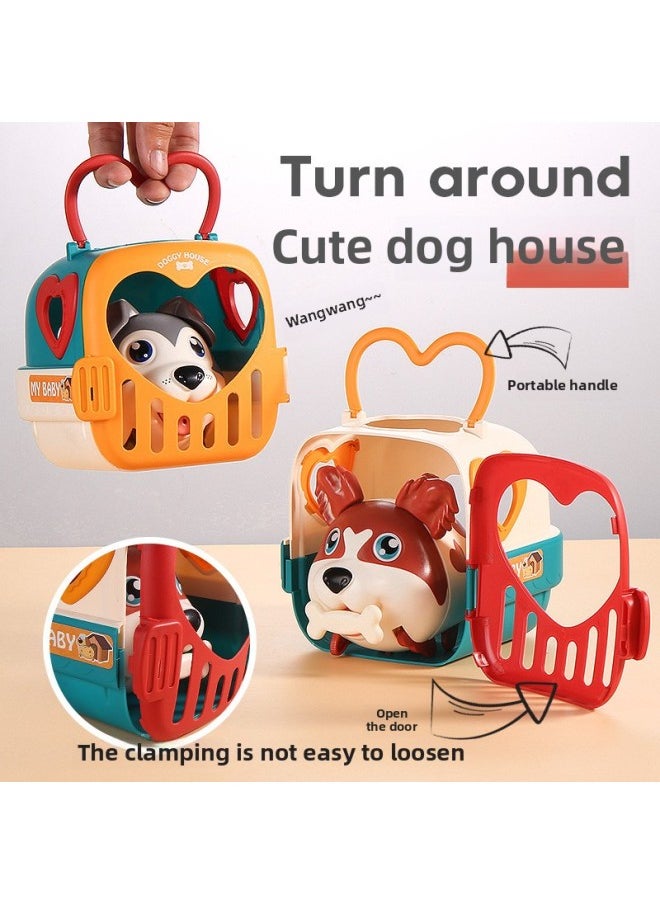 ماركة غير محددة لعبة منطاد منزلقة للكلاب الأليفة إلكترونية من Fun Play Home هدية عيد ميلاد - اللون: سيارة حيوانات أليفة لطيفة وممتعة (صندوق النافذة)  - Image 3