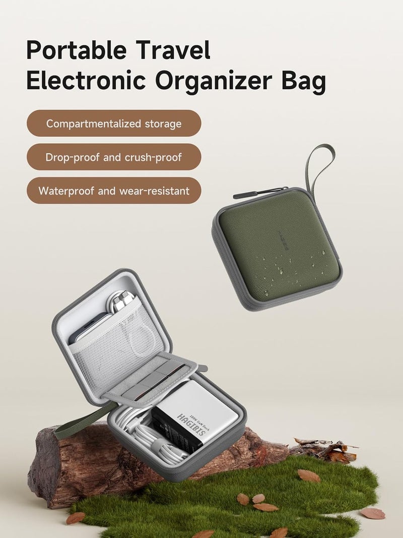 Electronics Organizer Travel Case Cable Organizer Bag Pouch Portable Waterproof Carry Case for Cable, Charger,Power Bank, SD Card, Mouse, USB Flash Disk - Image 4