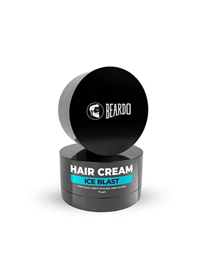 Ice Blast Cooling Hair Cream 75G | Icy Cool Freshness For The Summer Heat | Cooling Cream | For Daily Soft Styling | Cool Lock Technology
