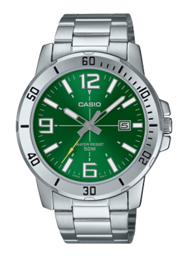 Men's Analog Round Shape Resin Wrist Watch - MTP-VD01D-3BVUDF - 45 Mm