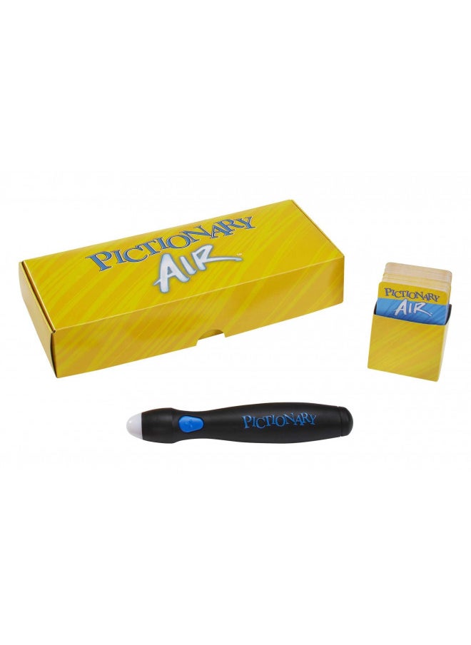 Mattel Games - Mattel Games Pictionary Air - Family Drawing Board Game That Links to Smart Devices - Record & Share Drawings with App - Light-Up Pen & Clue Cards - Gift for Kids 8+, GJG17 - Image 1