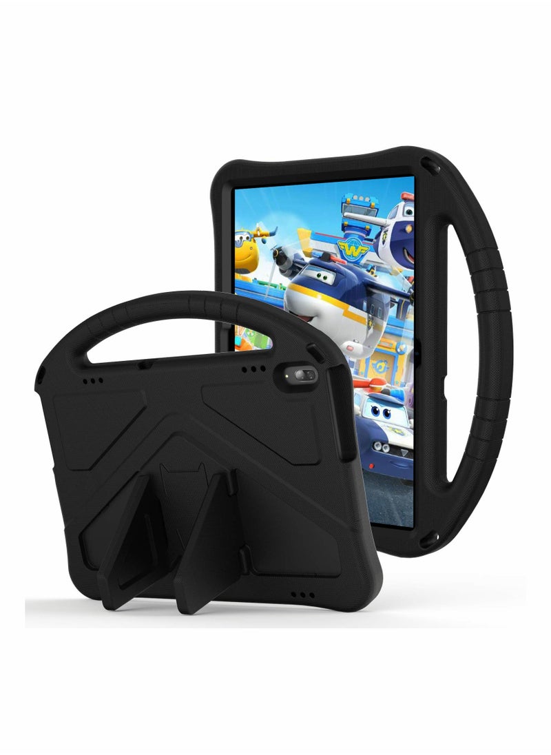 SYOSI - Tablet Case for Lenovo Tab M10 HD TB X505F TB X605F Smart Tab P10 TB X705F TB X705L Durable Lightweight EVA Shockproof Protective Handle Stand Cover All Inclusive Anti-Drop Bracket Case Black - Image 1