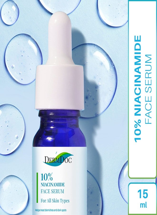 DermDoc 10% Niacinamide Face Serum, 15 ml | Improves Skin Barrier Function & Skin Radiance, Helps Reduce Blemishes & Dark Spots | For All Skin Types | No Parabens, Silicones, Mineral Oil & Sulphates - Image 2